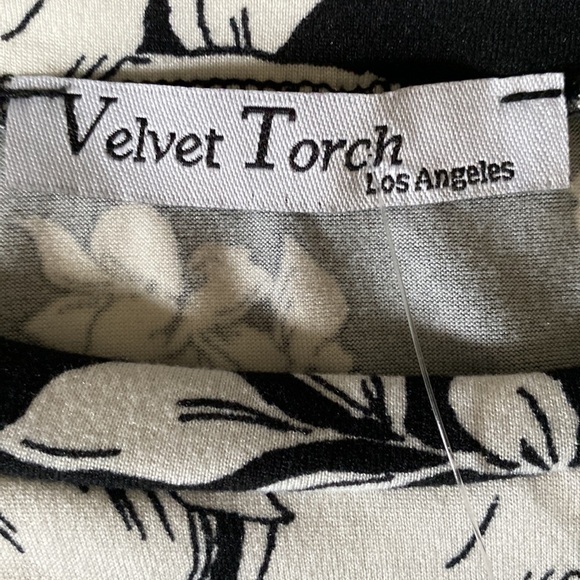 NWT Velvet Torch - Ruche Print Vent Mini Dress XS Nordstrom - Picture 7 of 10